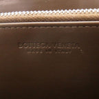 Bottega Veneta Maxi Intrecciato Leather Brown Wallet — view 9