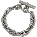Hermes Chaine D'ancre MM 15 Links Bracelet 925 Sterling Silver