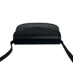 Saint Laurent Yves Vintage Scallop Leather Mini Shoulder Bag Pochette Black — view 4