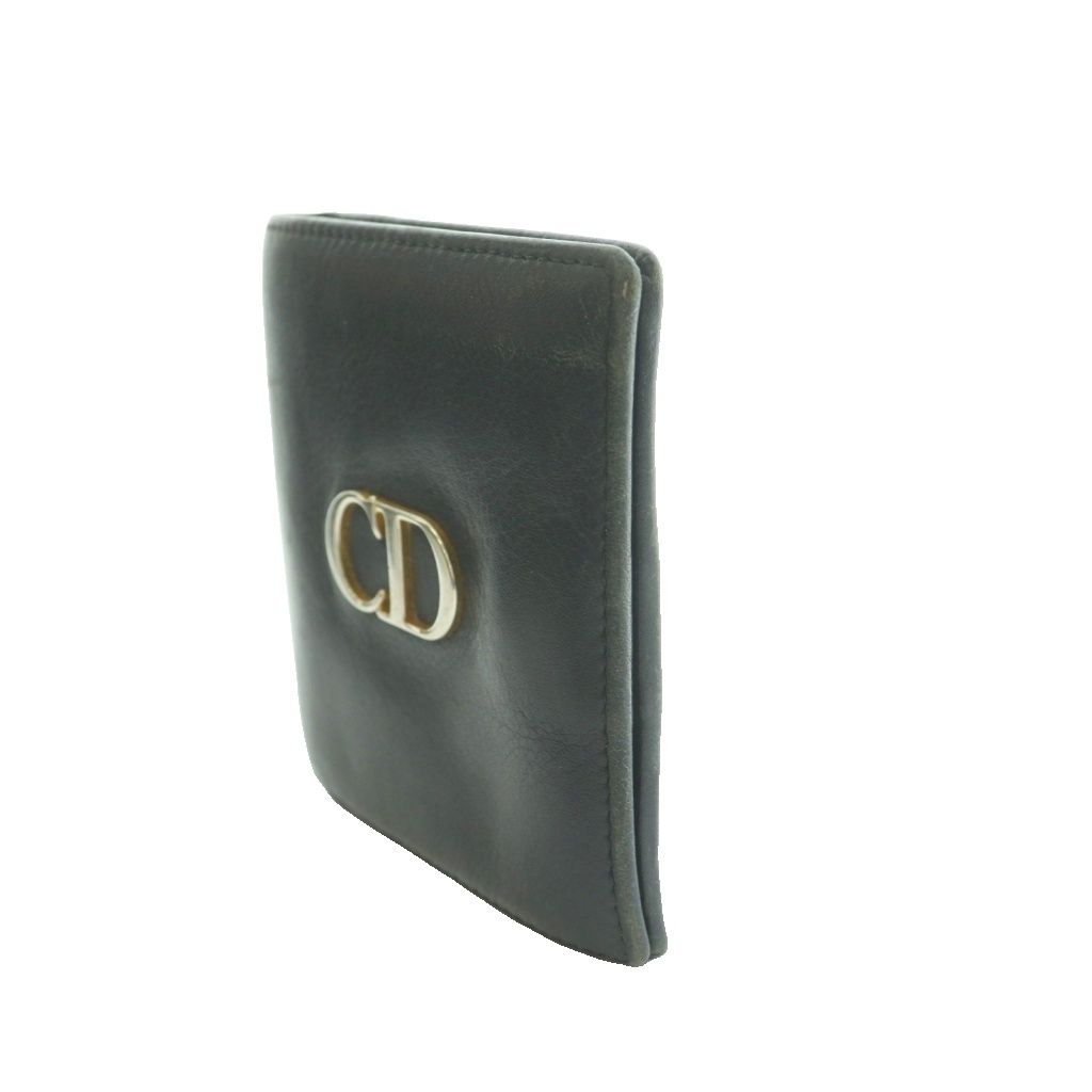 Dior Bifold Wallet CD Logo Leather Black SS — view 3
