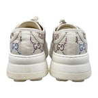 Gucci Sneakers GG Canvas Rhinestone 37 Crystal Multicolor Beige — view 4