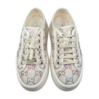 Gucci Sneakers GG Canvas Rhinestone 37 Crystal Multicolor Beige — view 5