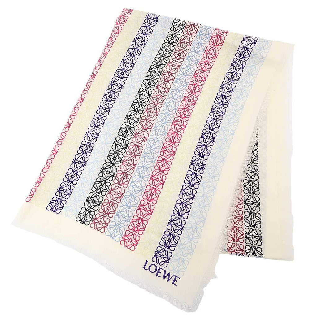 Loewe Anagram Multicolor Scarf Shawl