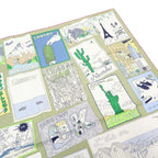 Hermes on Est Bien Ici! Carre 90 Favorite Place Silk Scarf — view 5