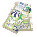 Hermes on Est Bien Ici! Carre 90 Favorite Place Silk Scarf