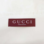 Gucci GG Jacquard Silk Wool Shawl White Scarf — view 2