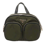 Prada Nylon Backpack Khaki