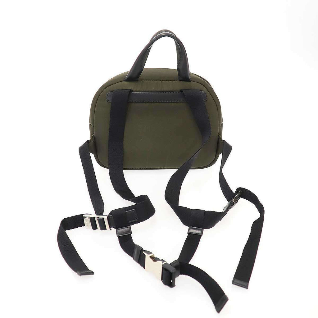 Prada Nylon Backpack Khaki — view 2
