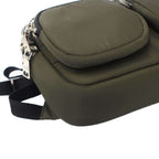 Prada Nylon Backpack Khaki — view 8