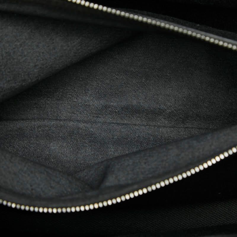 Celine C Macadam Boogie Bag Handbag Black Suede Leather — view 8