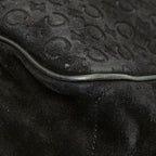 Celine C Macadam Boogie Bag Handbag Black Suede Leather — view 6