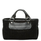 Celine C Macadam Boogie Bag Handbag Black Suede Leather