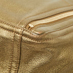 Saint Laurent Rive Gauche Downtown Tote Gold Leather — view 4