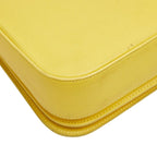 Saint Laurent Line Crossbody Shoulder Bag Yellow Leather — view 7