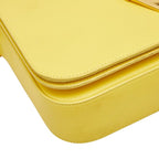 Saint Laurent Line Crossbody Shoulder Bag Yellow Leather — view 5