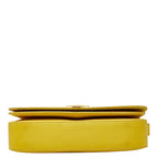 Saint Laurent Line Crossbody Shoulder Bag Yellow Leather — view 3