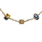 Louis Vuitton Collier Gamble Necklace Gold Plated Rhinestone — view 2