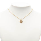 Dior CD Logo Heart Pendant Gold Plated — view 5