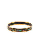 Hermes Enamel PM Cloisonne Bangle Gold Multicolor Plated 1- Bracelet — view 3