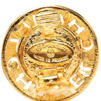 Chanel Logo Earrings Gold Plated Faux Pearl — view 3