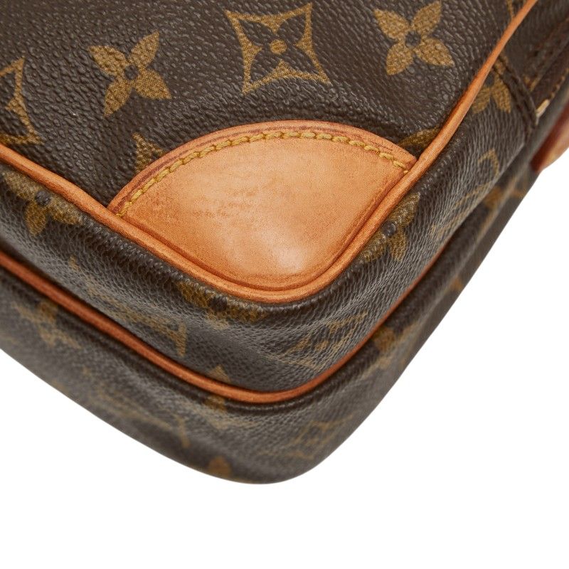 Louis Vuitton Monogram Amazon Crossbody Shoulder Bag Brown Leather — view 4