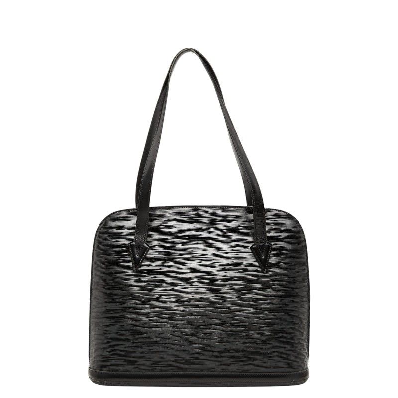 Louis Vuitton Epi Sac Shoulder Bag Tote Noir Black Leather