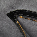 Louis Vuitton Epi Sac Shoulder Bag Tote Noir Black Leather — view 8
