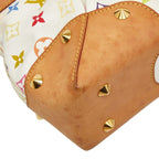 Louis Vuitton Monogram Multicolor Judy MM Chain Shoulder Bag 2-Way Blanc White — view 5
