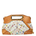 Louis Vuitton Monogram Multicolor Judy MM Chain Shoulder Bag 2-Way Blanc White