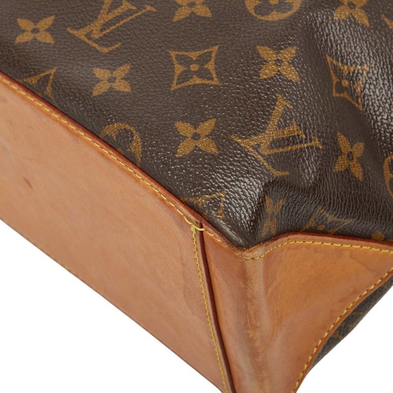 Louis Vuitton Monogram Cabas Piano Tote Shoulder Bag Brown Leather — view 5