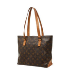 Louis Vuitton Monogram Cabas Piano Tote Shoulder Bag Brown Leather — view 2