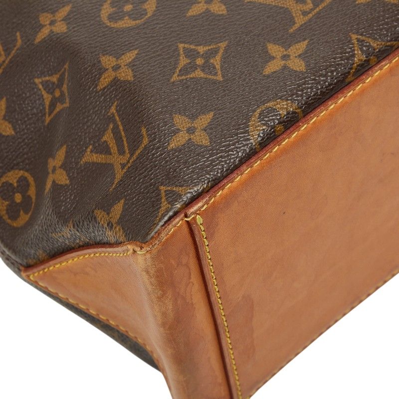 Louis Vuitton Monogram Cabas Piano Tote Shoulder Bag Brown Leather — view 7