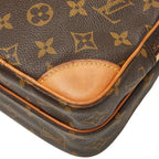 Louis Vuitton Monogram Amazon Crossbody Shoulder Bag Brown Leather — view 5