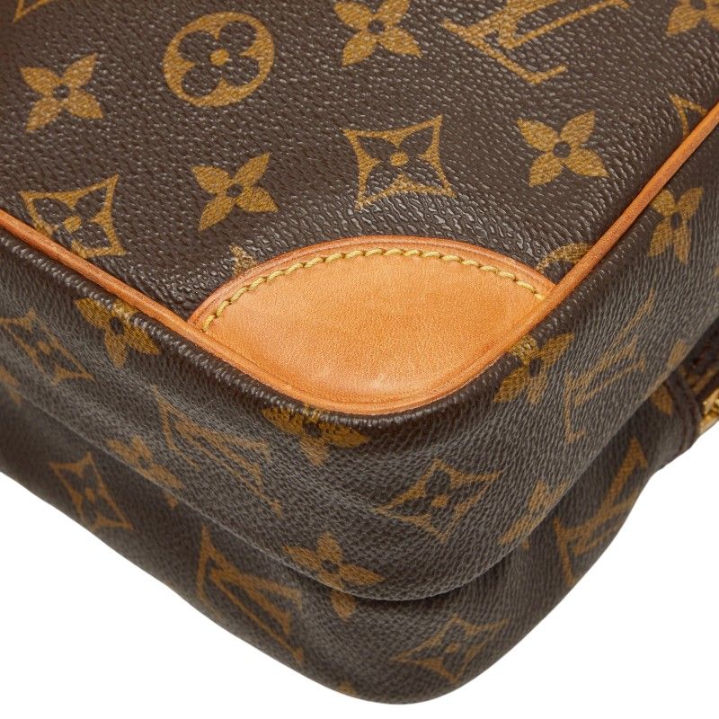 Louis Vuitton Monogram Amazon Crossbody Shoulder Bag Brown Leather — view 6