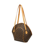 Louis Vuitton Monogram Ellipse Shopping Tote Shoulder Bag Brown Leather — view 2