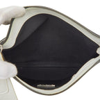 Loewe Repeat Anagram Crossbody Shoulder Bag Black White Leather — view 9