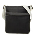 Loewe Repeat Anagram Crossbody Shoulder Bag Black White Leather