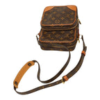 Louis Vuitton Monogram Amazon Crossbody Shoulder Bag Brown Leather — view 8