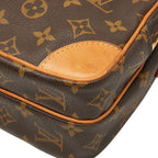 Louis Vuitton Monogram Amazon Crossbody Shoulder Bag Brown Leather — view 4