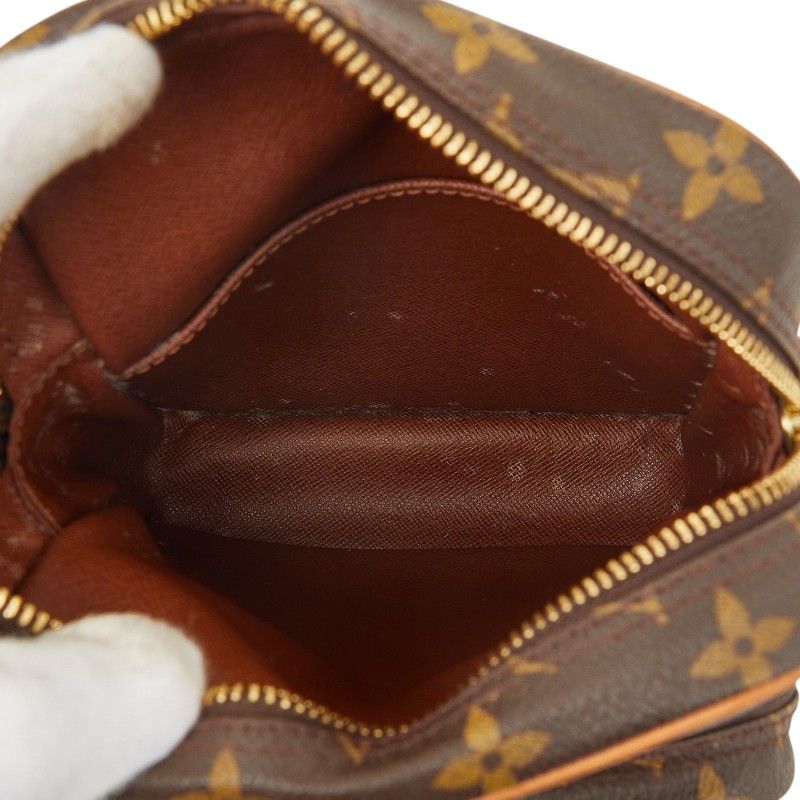 Louis Vuitton Monogram Amazon Crossbody Shoulder Bag Brown Leather — view 9