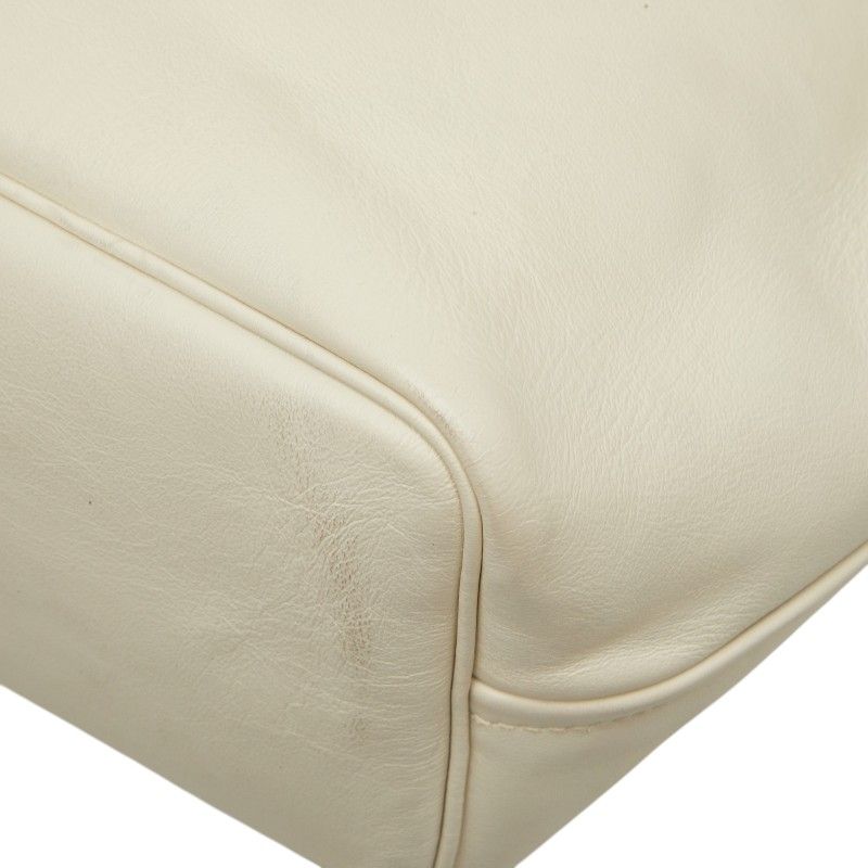 Prada Shoulder Bag White Leather — view 6