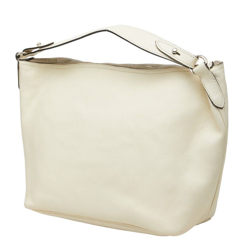 Prada Shoulder Bag White Leather — view 2