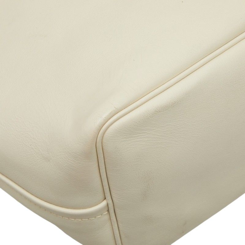 Prada Shoulder Bag White Leather — view 7