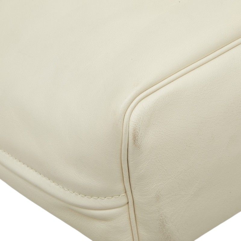 Prada Shoulder Bag White Leather — view 5