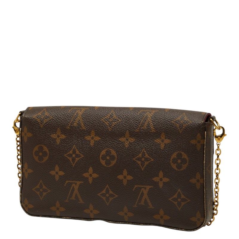 Louis Vuitton Monogram Pochette Felicie Chee Ton Shoulder Bag Wallet Brown — view 2