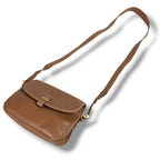 Loewe Anagram Logo Shoulder Bag Pochette Brown Leather Vintage — view 2