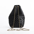 Chanel Backpack Drawstring Black — view 3