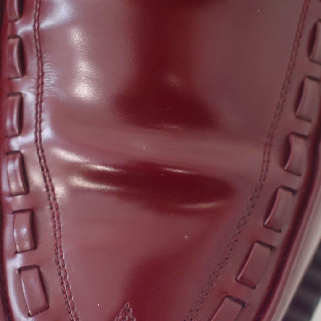 Gucci Creeper Loafers Horsebit Leather Thick Sole Metal Plate 9 Bordeaux 9 — view 6