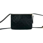 Louis Vuitton Monogram Empreinte Leather Shoulder Bag Pochette Noir — view 3