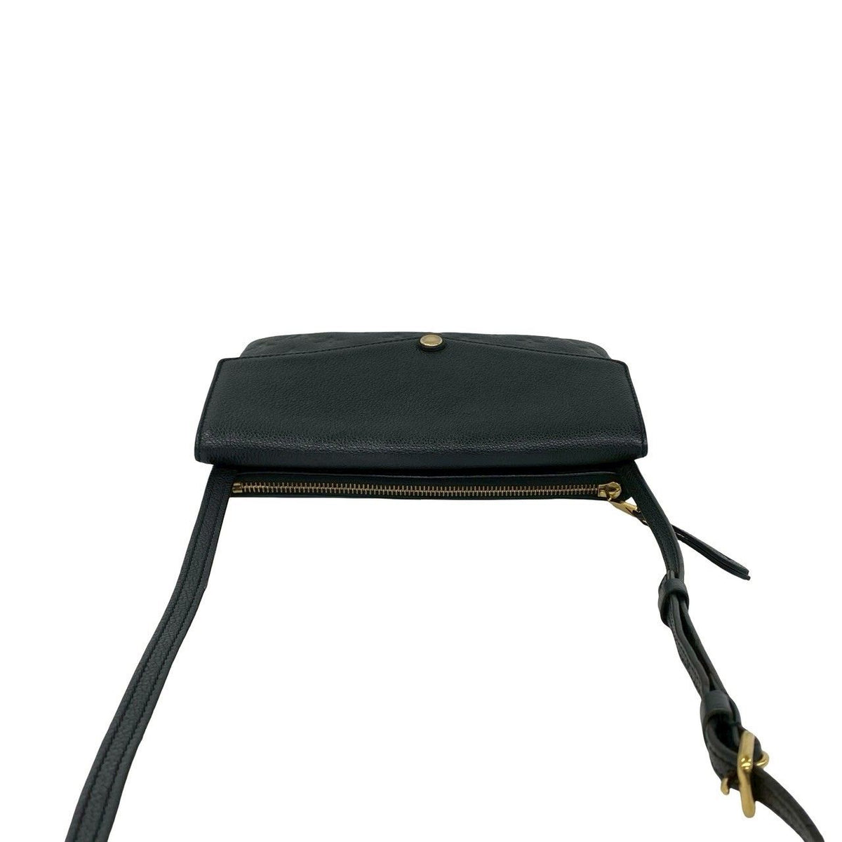 Louis Vuitton Monogram Empreinte Leather Shoulder Bag Pochette Noir — view 4